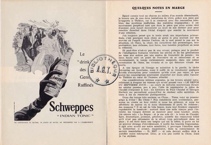Les programmes de Théatre de l\